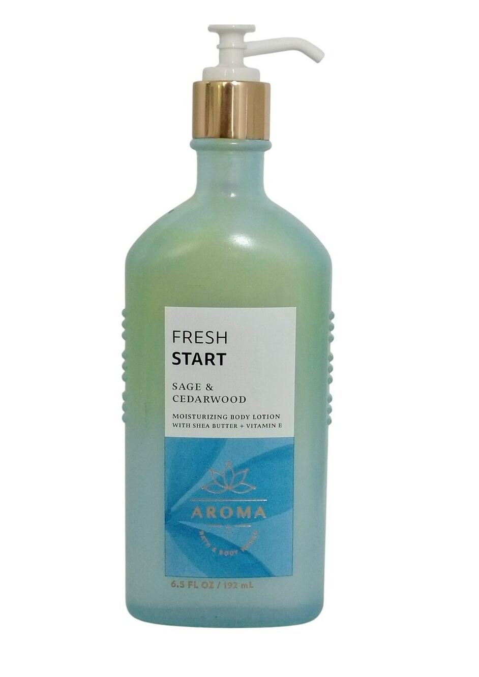 Bath & Body Works Aroma Fresh Start Sage Cedarwood Moisturize Body Lotion 6.5 oz